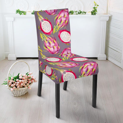 Dragonfruit Pattern Print Design DF03 Dining Chair Slipcover-JORJUNE.COM