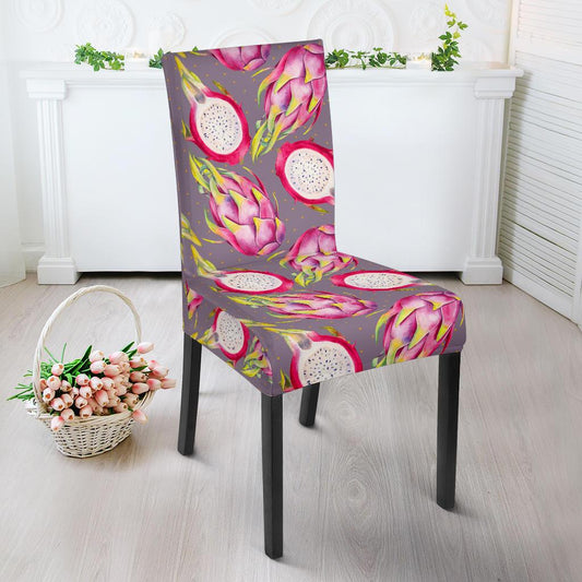 Dragonfruit Pattern Print Design DF03 Dining Chair Slipcover-JORJUNE.COM