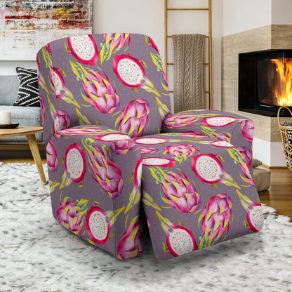 Dragonfruit Pattern Print Design DF03 Recliner Slipcover-JORJUNE.COM