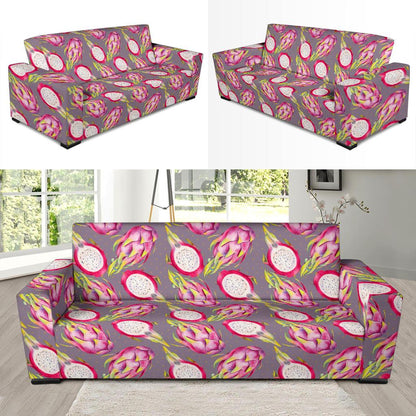 Dragonfruit Pattern Print Design DF03 Sofa Slipcover-JORJUNE.COM