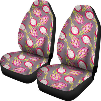 Dragonfruit Pattern Print Design DF03 Universal Fit Car Seat Covers-JorJune