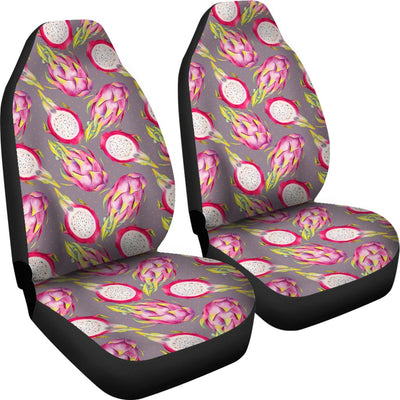 Dragonfruit Pattern Print Design DF03 Universal Fit Car Seat Covers-JorJune