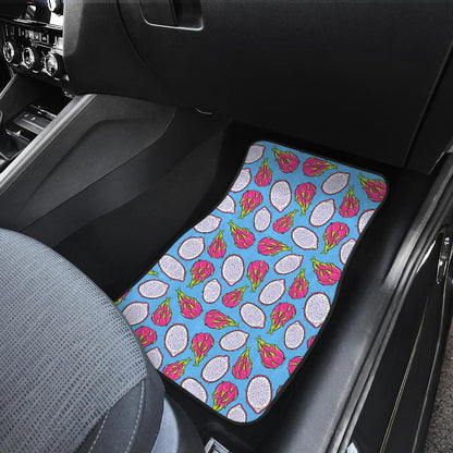 Dragonfruit Pattern Print Design DF04 Car Floor Mats-JorJune