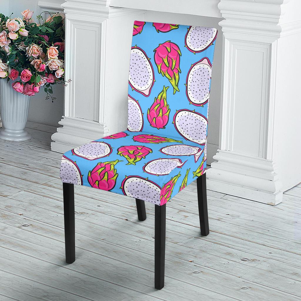 Dragonfruit Pattern Print Design DF04 Dining Chair Slipcover-JORJUNE.COM