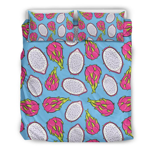 Dragonfruit Pattern Print Design DF04 Duvet Cover Bedding Set-JORJUNE.COM