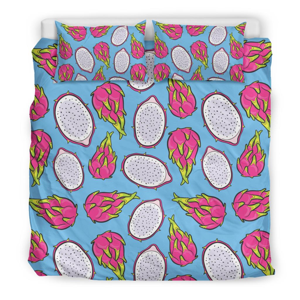 Dragonfruit Pattern Print Design DF04 Duvet Cover Bedding Set-JORJUNE.COM