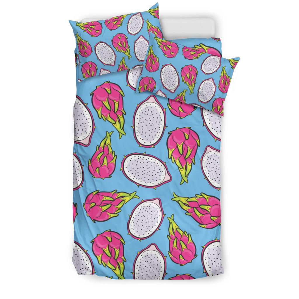 Dragonfruit Pattern Print Design DF04 Duvet Cover Bedding Set-JORJUNE.COM