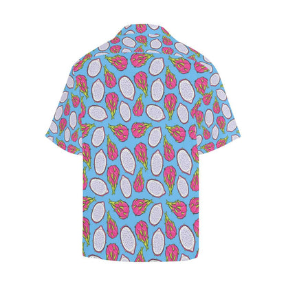 Dragonfruit Pattern Print Design DF04 Men Hawaiian Shirt-JorJune