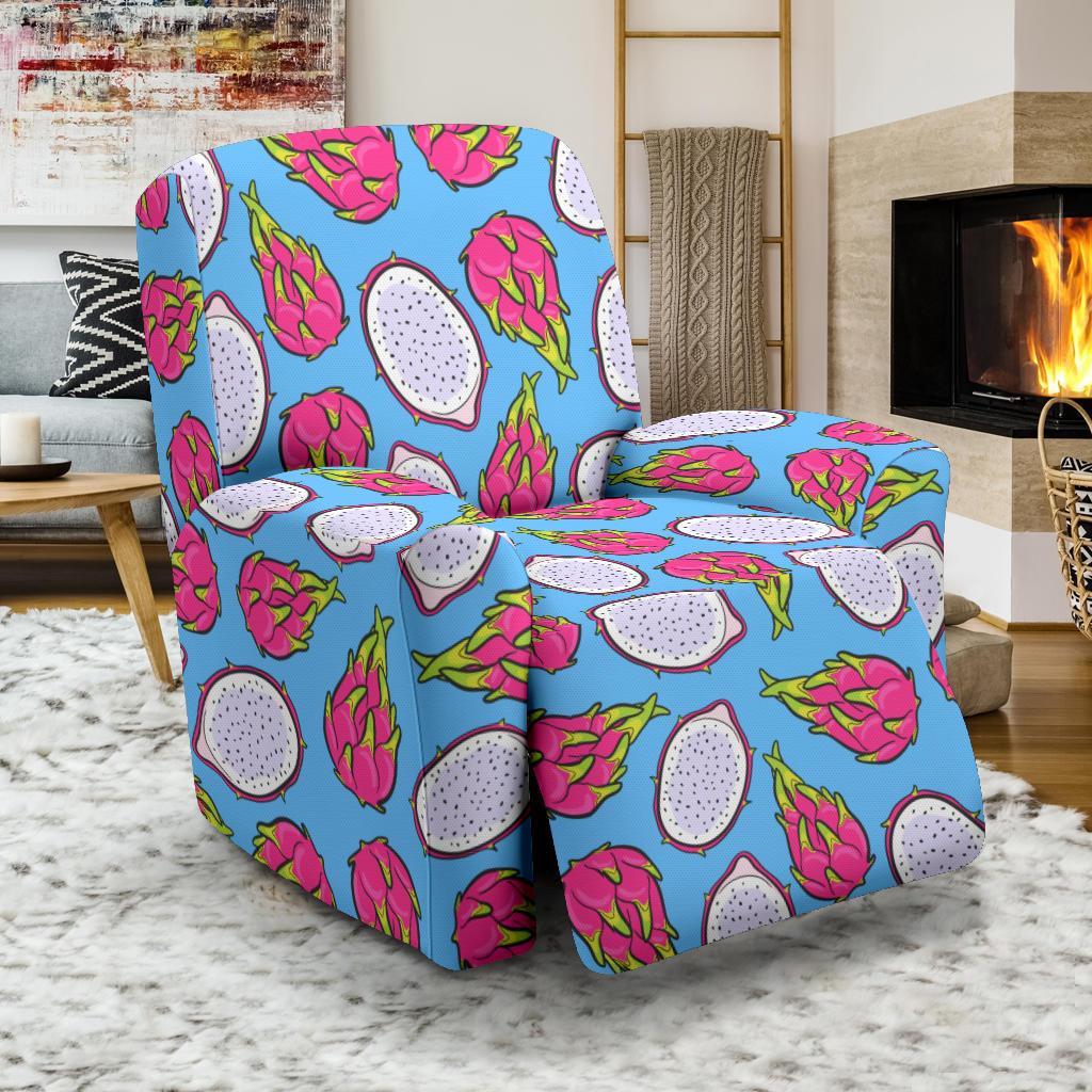 Dragonfruit Pattern Print Design DF04 Recliner Slipcover-JORJUNE.COM