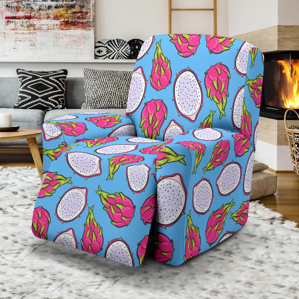 Dragonfruit Pattern Print Design DF04 Recliner Slipcover-JORJUNE.COM