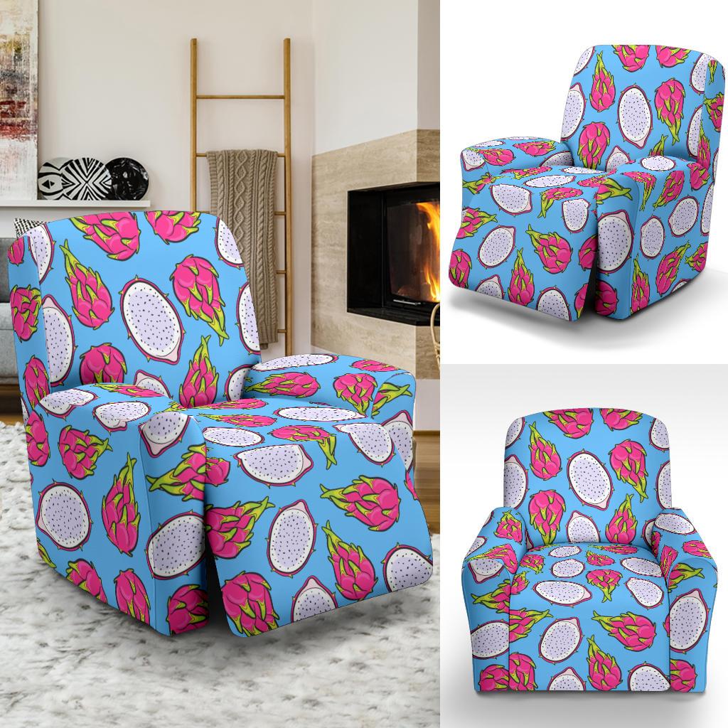 Dragonfruit Pattern Print Design DF04 Recliner Slipcover-JORJUNE.COM