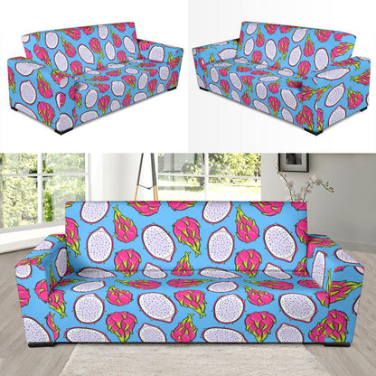 Dragonfruit Pattern Print Design DF04 Sofa Slipcover-JORJUNE.COM