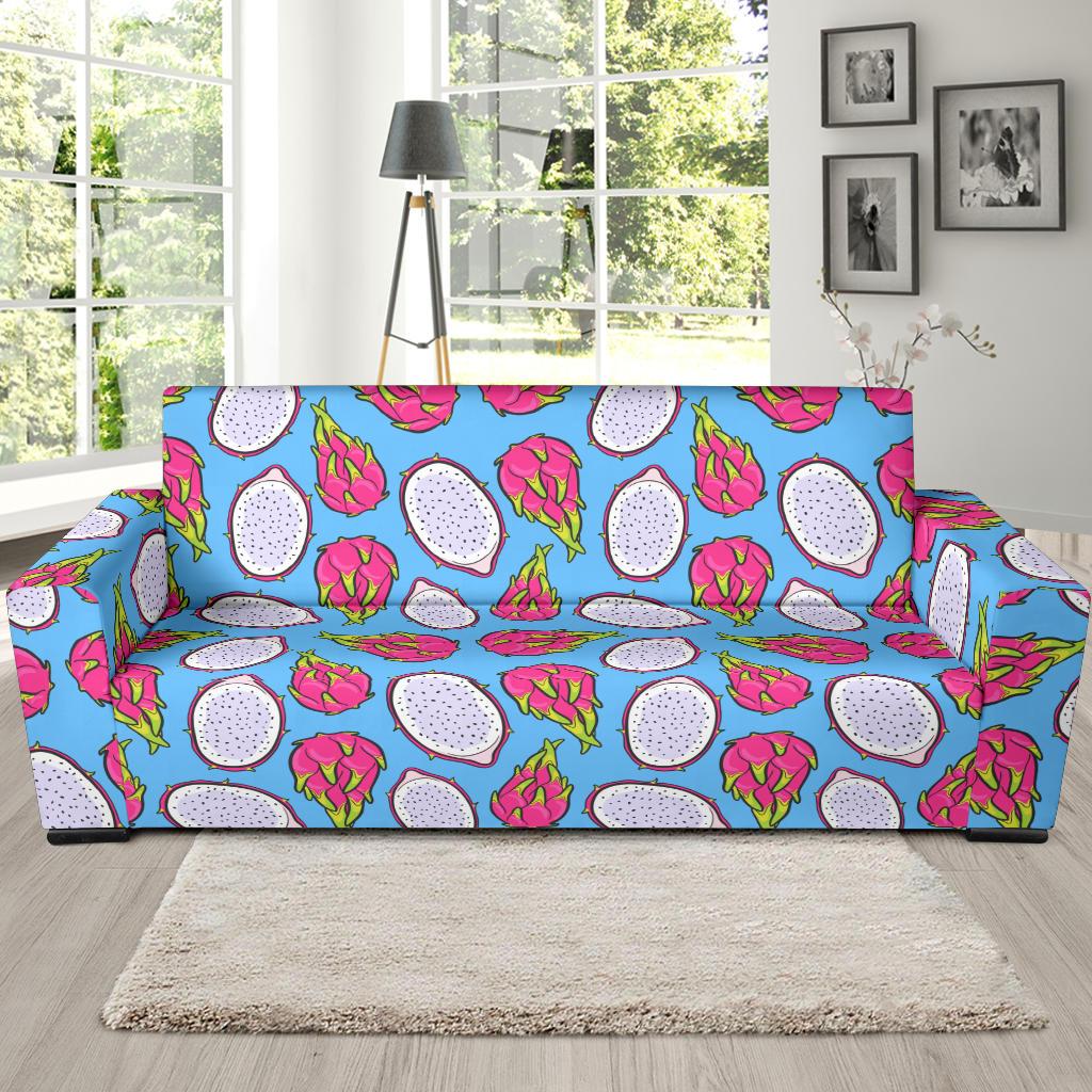 Dragonfruit Pattern Print Design DF04 Sofa Slipcover-JORJUNE.COM