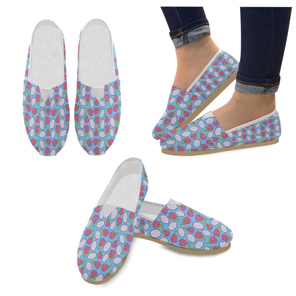 Dragonfruit Pattern Print Design DF04 Women Casual Shoes-JorJune.com