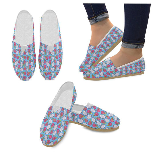 Dragonfruit Pattern Print Design DF04 Women Casual Shoes-JorJune.com