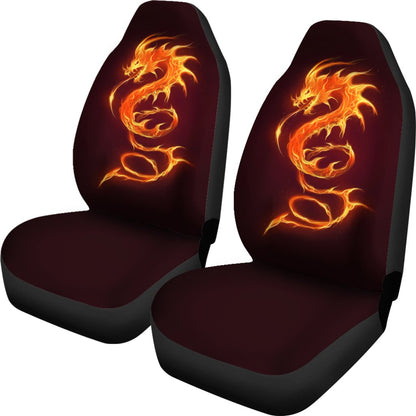 Dragons Fire Design Universal Fit Car Seat Covers