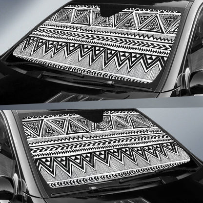 Draw Tribal Aztec Car Sun Shade-JorJune
