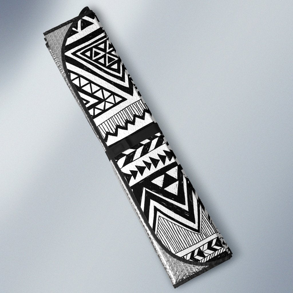 Draw Tribal Aztec Car Sun Shade-JorJune