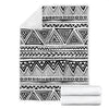 Draw Tribal Aztec Fleece Blanket