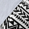 Draw Tribal Aztec Fleece Blanket