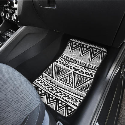 Draw Tribal Aztec Front and Back Car Floor Mats