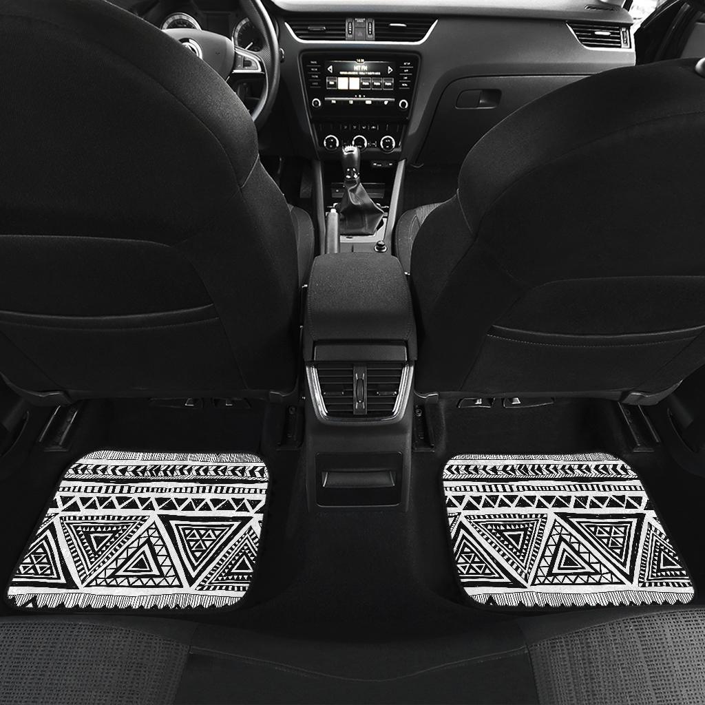 Draw Tribal Aztec Front and Back Car Floor Mats