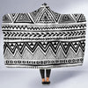 Draw Tribal Aztec Hooded Blanket-JORJUNE.COM