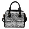 Draw Tribal Aztec Leather Shoulder Handbag