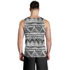 Draw Tribal Aztec Men Tank Top