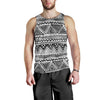 Draw Tribal Aztec Men Tank Top