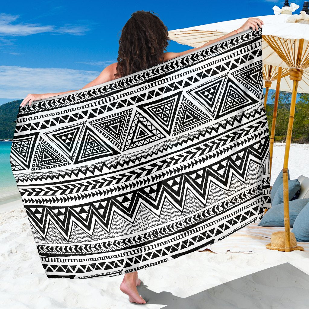 Draw Tribal Aztec Sarong Pareo Wrap