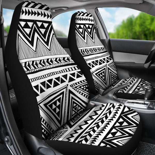 Draw Tribal Aztec Universal Fit Car Seat Covers Jorjune