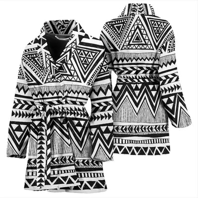 Draw Tribal Aztec Women Bath Robe