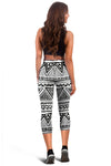 Draw Tribal Aztec Women Capris