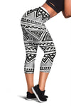 Draw Tribal Aztec Women Capris