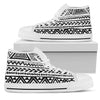 Draw Tribal Aztec Women High Top Shoes