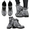 Draw Tribal Aztec Women Leather Boots