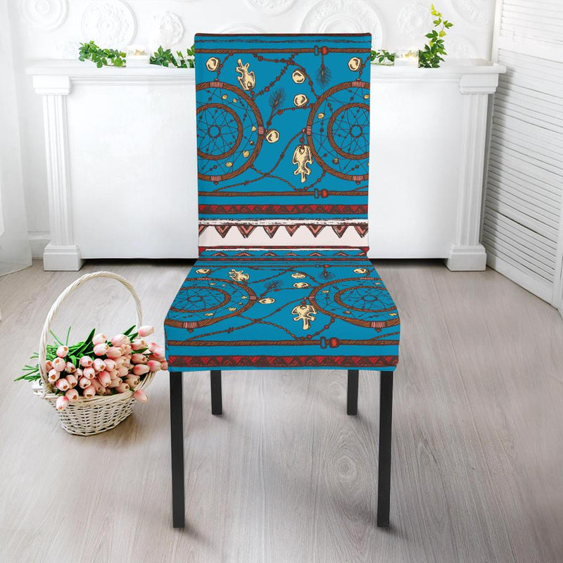 Dream catcher aztec Dining Chair Slipcover-JORJUNE.COM