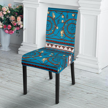 Dream catcher aztec Dining Chair Slipcover-JORJUNE.COM