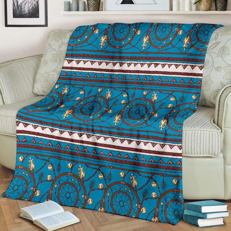 Dream Catcher Aztec Fleece Blanket