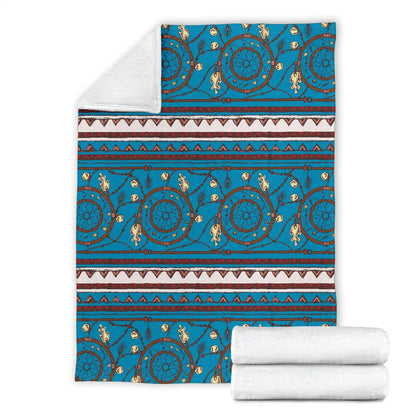 Dream Catcher Aztec Fleece Blanket