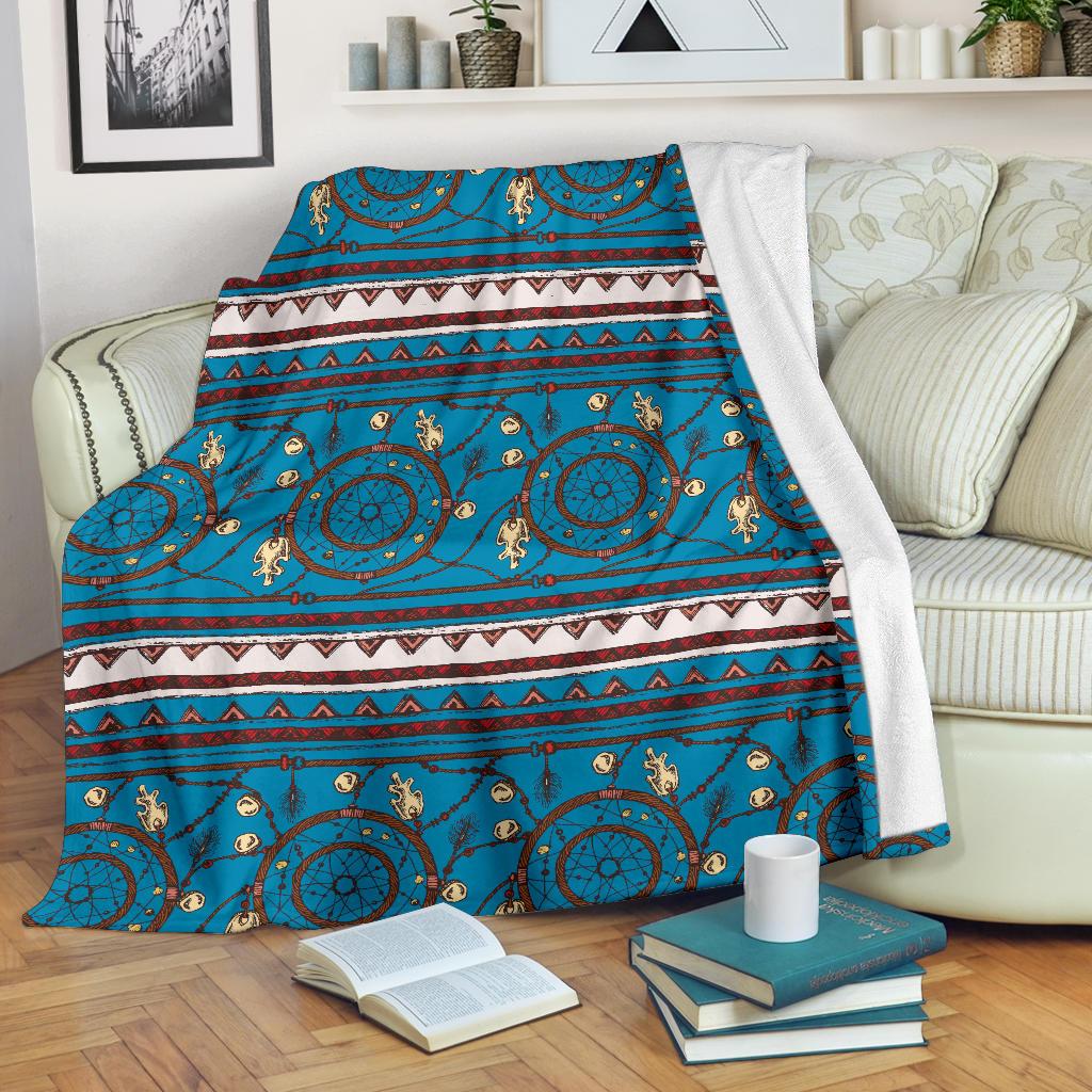 Dream Catcher Aztec Fleece Blanket