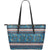 Dream catcher aztec Large Leather Tote Bag