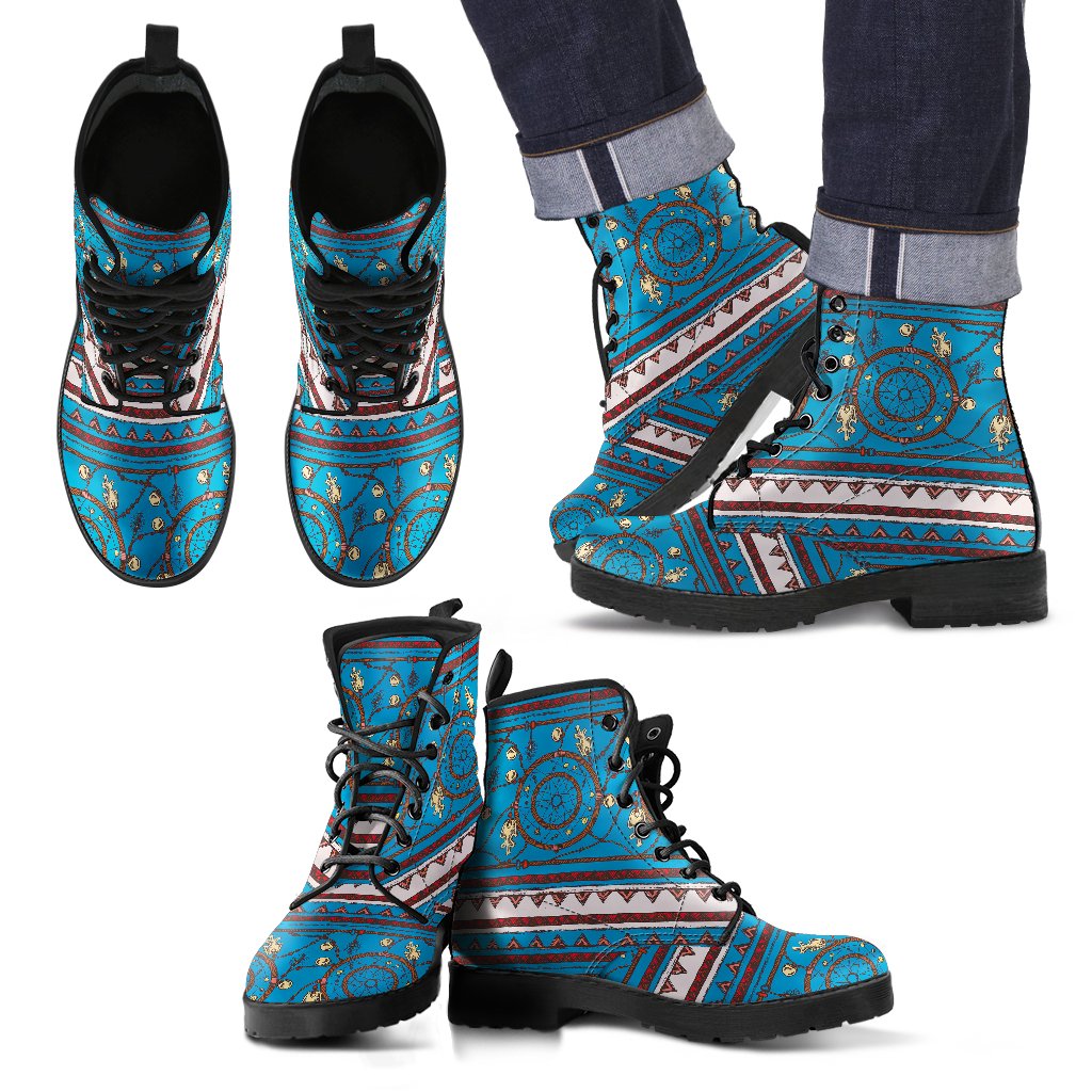 Dream catcher Aztec Men Leather Boots