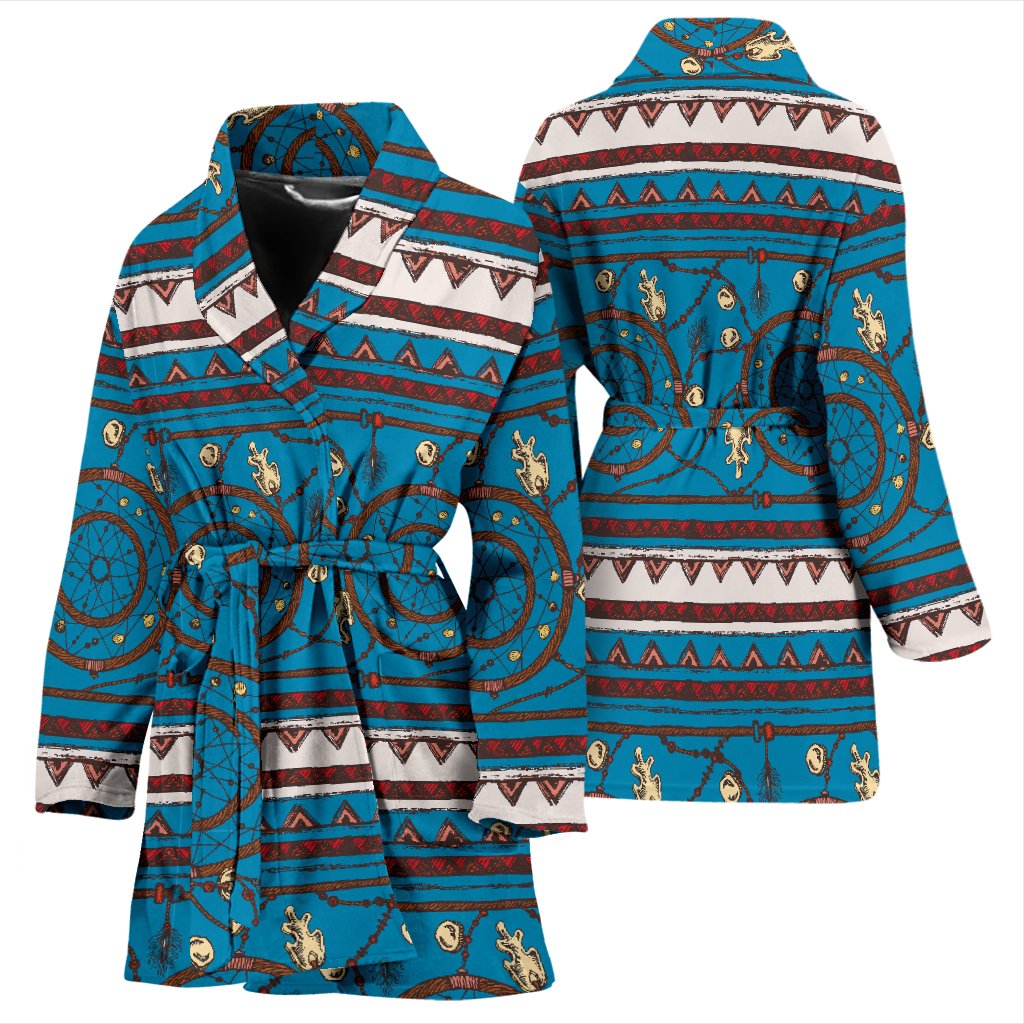 Dream catcher aztec Women Bath Robe
