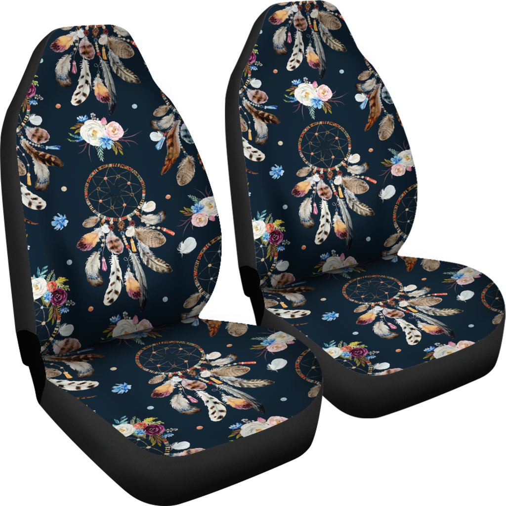 Dream Catcher Boho Floral Style Universal Fit Car Seat Covers