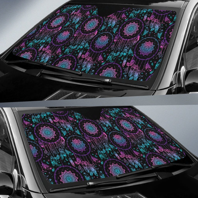 Dream Catcher Boho Mandala Car Sun Shade-JorJune