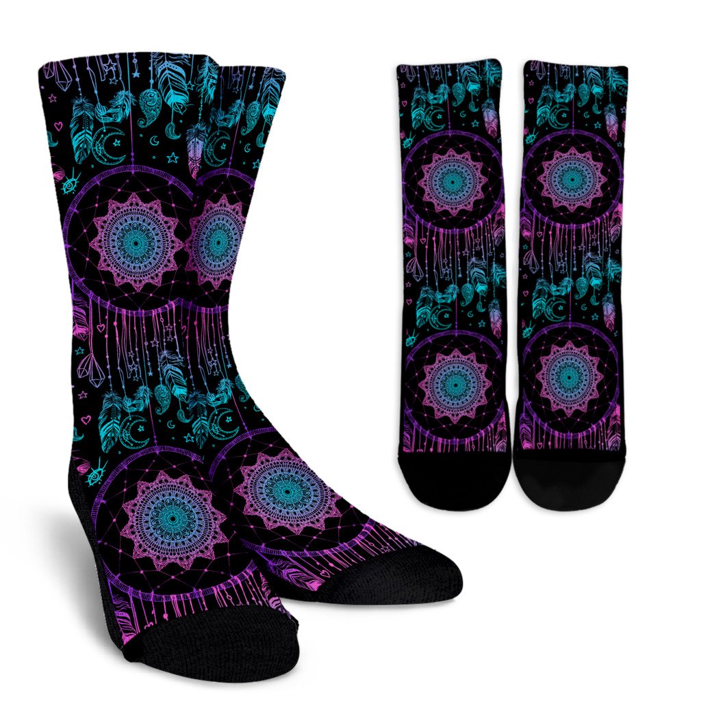 Dream catcher boho mandala Crew Socks