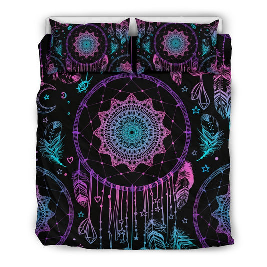 Dream catcher boho mandala Duvet Cover Bedding Set
