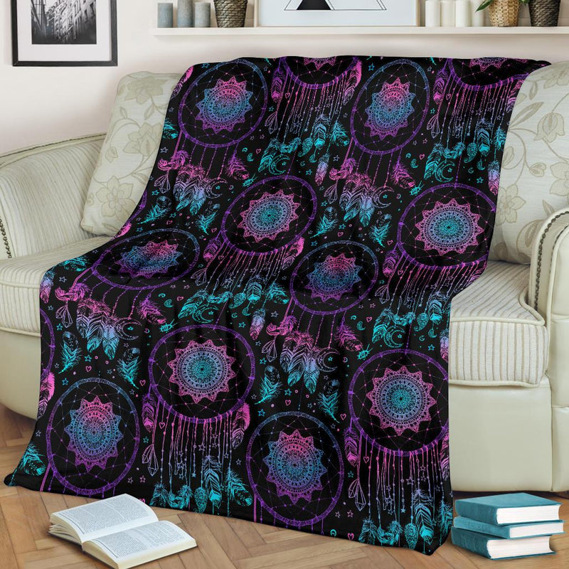 Dream Catcher Boho Mandala Fleece Blanket